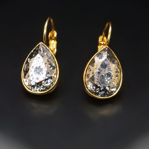 Auskari "Kristāla Lāse (Rose Patina)" ar Swarovski™ kristāliem